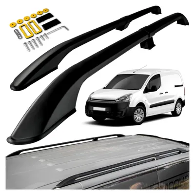 Produktbild von Dachreling Dachträger für Citroen Berlingo Short 2008-2018 | Zur Befestigung von Dachgepäckträgern, Dachboxen oder Dachfahrradträgern | Robuste Aluminiumkonstruktion