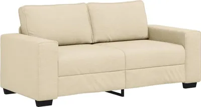 Obrázek produktu pro Dvoumístná pohovka krémová 180 x 77 x 82 cm látka
