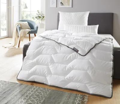 Zdjęcie produktu dla Kołdra pikowana Badenia Trendline Basic Mono rozmiar 135x200 cm Kołdra całoroczna