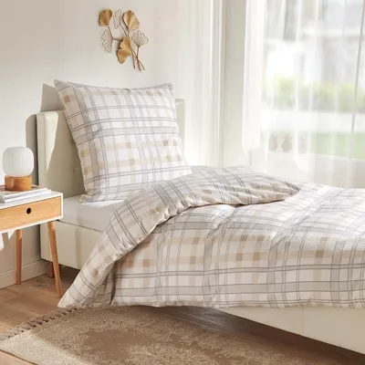 Produktbild von Traumschlaf Weichfrottier Bettwäsche Ronja beige 135x200 cm + 80x80 cm