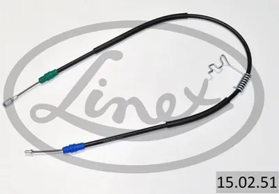 Produktbild von LINEX Handbremsseil Bremsseil 15.02.51 Rechts für FORD Transit Mk6 Kasten (V347, V348, FA) 1266mm