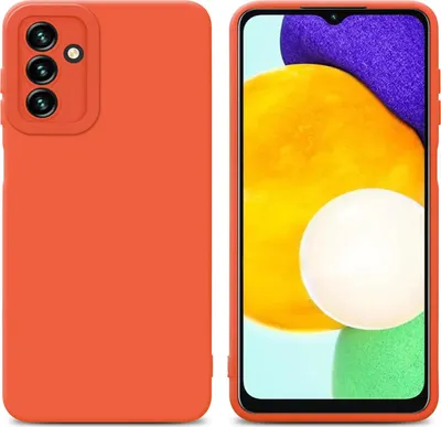 Obrázek produktu pro Cadorabo Case for Samsung Galaxy A13 5G Protective Case in Orange TPU Silicone Etui Case Kryt mobilního telefonu