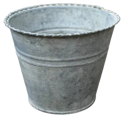 Produktbild von Blumentopf Zinkoptik Vintage-Stil 10,5cm