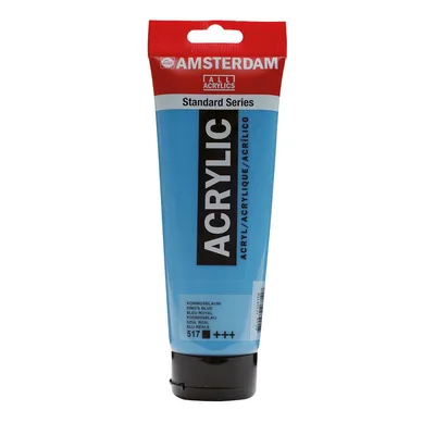 Zdjęcie produktu dla Amsterdam Standard Series Acrylic Paint Tube 250 ml - Royal Blue 517