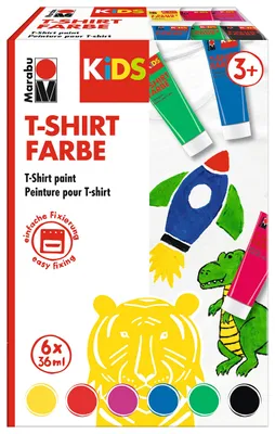 Produktbild von Marabu KiDS T-Shirt Farbe 6er Set 36 ml