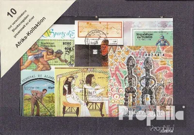 Produktbild von Briefmarken Afrika 10 verschiedene Blöcke