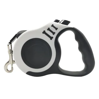 Image de Laisse extensible pour chien, 5 m - Blanc