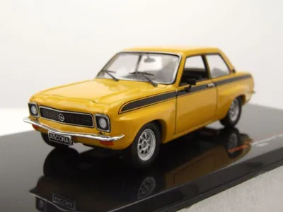 Produktbild von Ixo Models CLC418 Opel Ascona A Tuning 1973 gelb 1:43