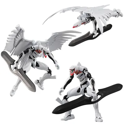 Image de Evangelion – Production en série des Évangéliques – Coffret comprenant 3 figurines de 13 cm