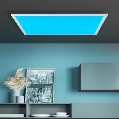 Produktbild von BRILLIANT ABIE LED Aufbaupaneel 59,5 cm Metall / Kunststoff Weiß