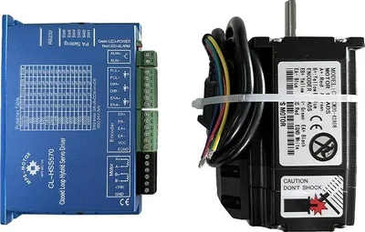 Produktbild von Geschlossener Regelkreis Schrittmotor, 2Nm Drehmoment, 3m Encoder-Kabel, 8mm, 8mm