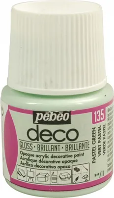 Immagine prodotto di Pebeo Deco Glossy colore acrilico, 45 ml, 135 verde pastello