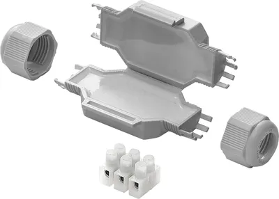 Produktbild von Gelgefüllte Verbindungsmuffe Fred IP68 für Kabel bis 3x2,5mm² grau