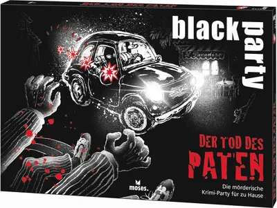 Obrázek produktu pro Black Party - The Death of the Godfather Crime Party Game