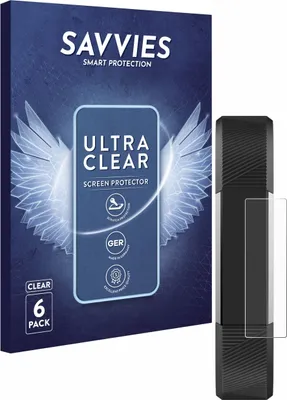 Produktbild von 6x Für Fitbit Alta HR / Alta Schutzfolie Savvies Displayschutz Display Schutz Folie Klar Transparent