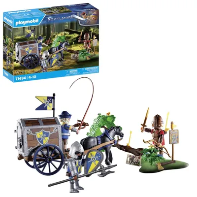 Produktbild von Novelmore 71484 Überfall auf Transportwagen gefährlicher Kampf um das Gold Novelmore-Ritter vs Burnham Raiders Ritter-Spielzeug für Kinder ab 4 Jahren