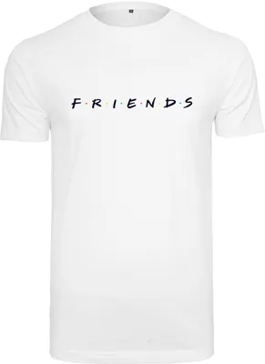 Produktbild von Merchcode T-Shirt Friends Logo EMB Tee White-XS