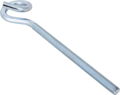 Obrázek produktu pro DROMET, závěsný hák M12x260, lehký, mírně zakřivený, pozinkovaný