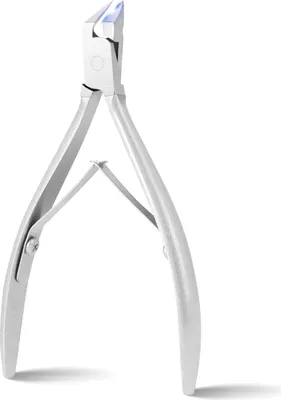 Image de Pince à ongles professionnelle pour ongles profonds des pieds, acier inoxydable, lame droite, manche antidérapant