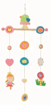 Image de TRÄ PRESENT Mobile pour bébé Petite princesse