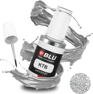 Produktbild von BLU Auto Lackstift Silber kompatibel für Citroen KTB GrisGallium | Auto Lack Reparatur Ausbesserungslack
