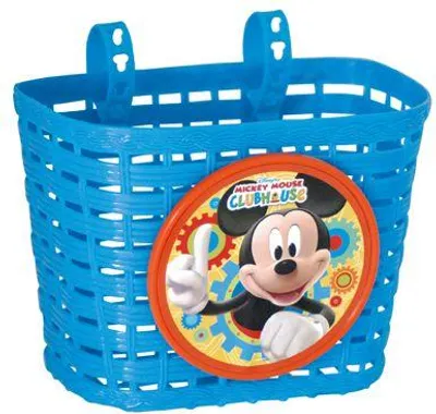 Produktbild von Kinder Disney Fahrradkorb Fahrrad Korb Kinderkkorb Lenkerkorb Körbchen Mickey Mouse