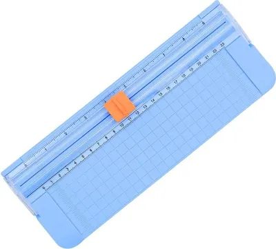 Produktbild von Mini tragbare A4-Papierschneider mit Sicherheitsverriegelung - Perfekt für Basteln und das Erstellen von Grußkarten
