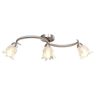 Produktbild von Deckenleuchte mit Glasschirmen für 3 E14 Glühlampen
