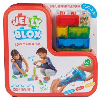 Image de Jouets de construction sensoriels dès 2 ans, comprenant 20 blocs sensoriels. Jouets de construction pour enfants, kit créatif