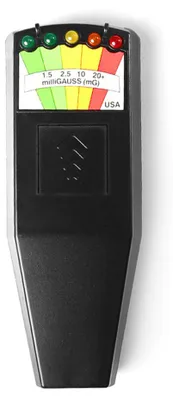 Obrázek produktu pro Elektromagnetické pole EMF Gauss Meter Detektor záření Přenosný monitor EMF magnetického pole 5 LED Gauss Meter