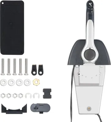 Immagine prodotto di Comando acceleratore da barca SucceBuy, 704-48205-P1: centralina di comando a distanza per fuoribordo Yamaha a 4 tempi, acceleratore marino con interruttore Power-Trim e cablaggio da 4,6 piedi