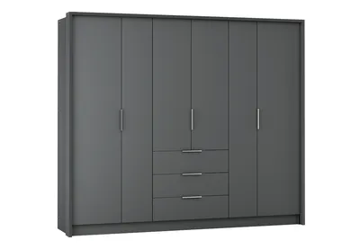 Produktbild von Kombinierter Kleiderschrank 255 LEOPOLDA - Graphit