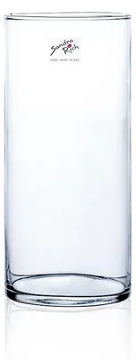 Produktbild von 12er Set Glasvasen Dekogläser CYLI Zylinderform H 20cm D. 9cm Sandra Rich