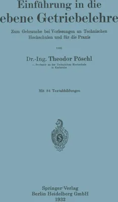 Produktbild von Einführung in die ebene Getriebelehre