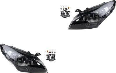 Produktbild von Scheinwerfer Satz passend für Renault Megane III 12-13 H7 +Nebel+Leucht. 8200074008 6202E1 00006202E1 6710027 0000620639 620639 0000620 Johns