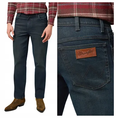 Immagine prodotto di Wrangler | Jeans da uomo, modello Texas, vestibilità regular, colore blu, taglia W33 L32