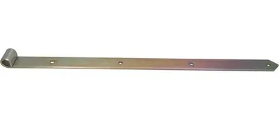 Produktbild von Ladenband 600 x 45 x 5,0 mm - Dorn 16 mm - Verzinkt - Robuste Torscharnier-Schiene