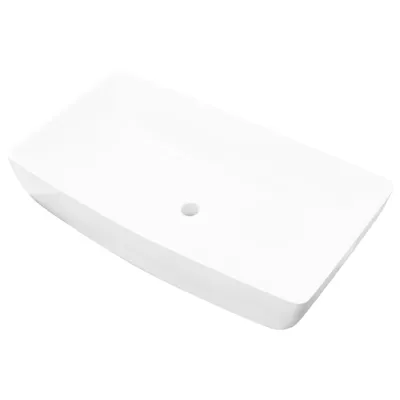 Obrázok produktu pre vidaXL Keramické umývadlo obdĺžnikové biele 71 x 39 cm