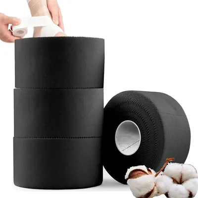 Productafbeelding van Sporttape, scheurbestendig, niet-rekbaar, hypoallergeen, medisch, zwart