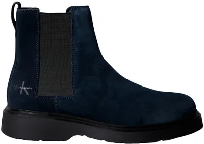 Produktbild von Calvin Klein Herren Chelsea Boots Combat aus Wildleder, Blau (Universe Blue), 45
