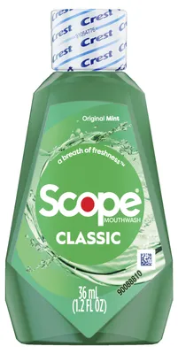 Obrázok produktu pre Crest - Ústna Voda Cestovné Balenie 36ml - Scope Classic Original Mint