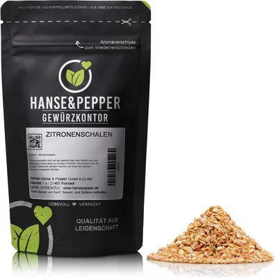 Produktbild von 100g Zitronenschalen getrocknet