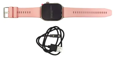 Image de INF Montre intelligente avec ECG, fréquence cardiaque, tension artérielle, sommeil Rose