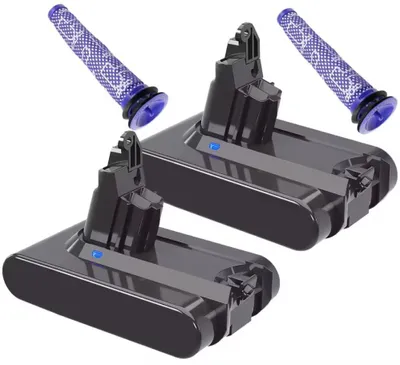 Image de Batterie 216V compatible avec Dyson V6 et autres modèles Dyson, dorée