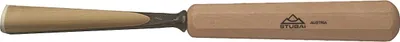 Produktbild von STUBAI Stemmeisen Stechbeitel Serie 52 - Form 7 | Gerades Hohleisen - 80 mm, mit Holzgriff, für Figurenarbeiten, Kerb- und Reliefschnitzarbeiten, zur präzisen Bearbeitung von Holz