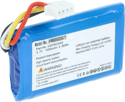 Produktbild von vhbw Akku kompatibel mit JBL CLIP 4, AN0402-JK0009880 Lautsprecher Boxen Speaker (1050 mAh, 3,7 V, Li-Ion)