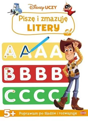 Image de Ameet Disney Uczy Piszę i Zmazuję Litery - Ćwiczenia Grafomotoryczne dla 5-latków