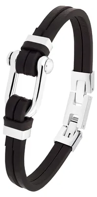 Produktbild von S.Oliver Armband Herren 2033929 Edelstahl, Leder