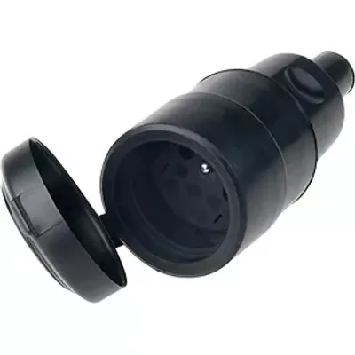 Produktbild von BACHMANN Vollgummi Kupplung B/F 919.169 IP44 schwarz