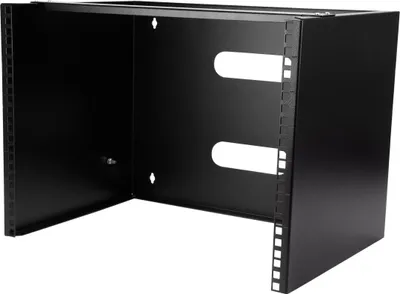 Obrázok produktu pre StarTech.com WALLMOUNT8, Nástenný regál, 8U, 36,3 kg, 5,7 kg, Čierna